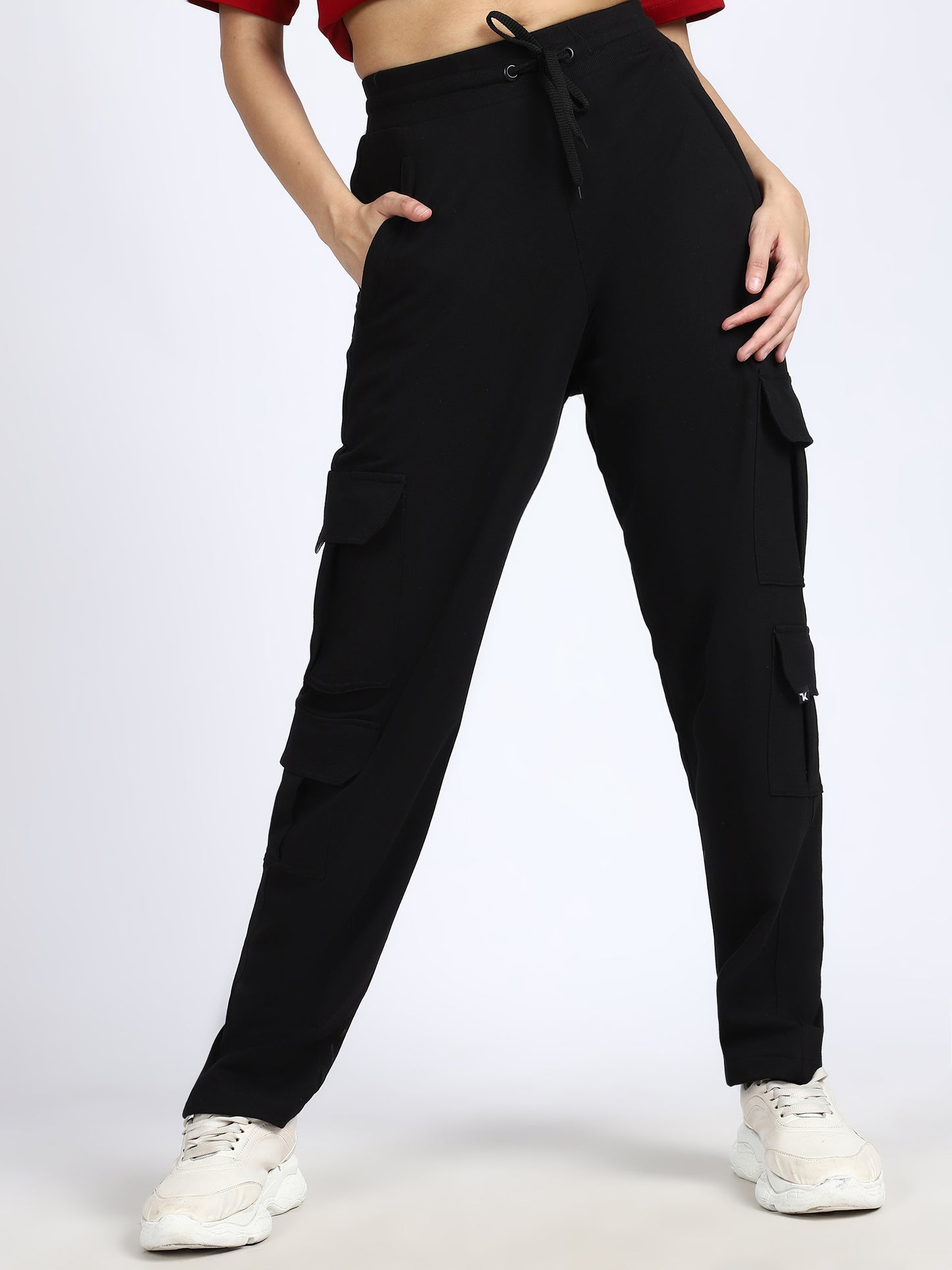 Women Solid Travel Trackpants