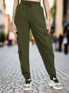 Women Solid Travel Joggers