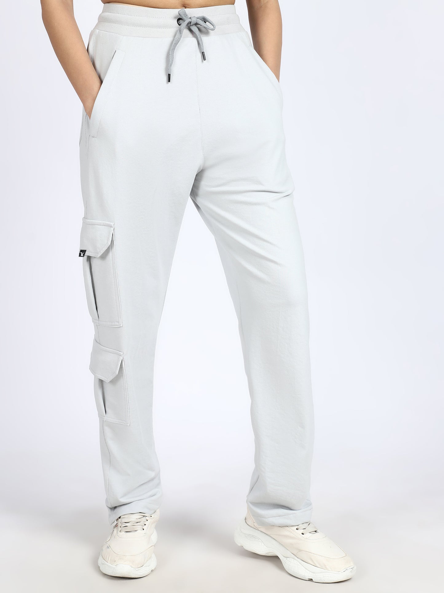 Women Streetwear Solid Trackpants