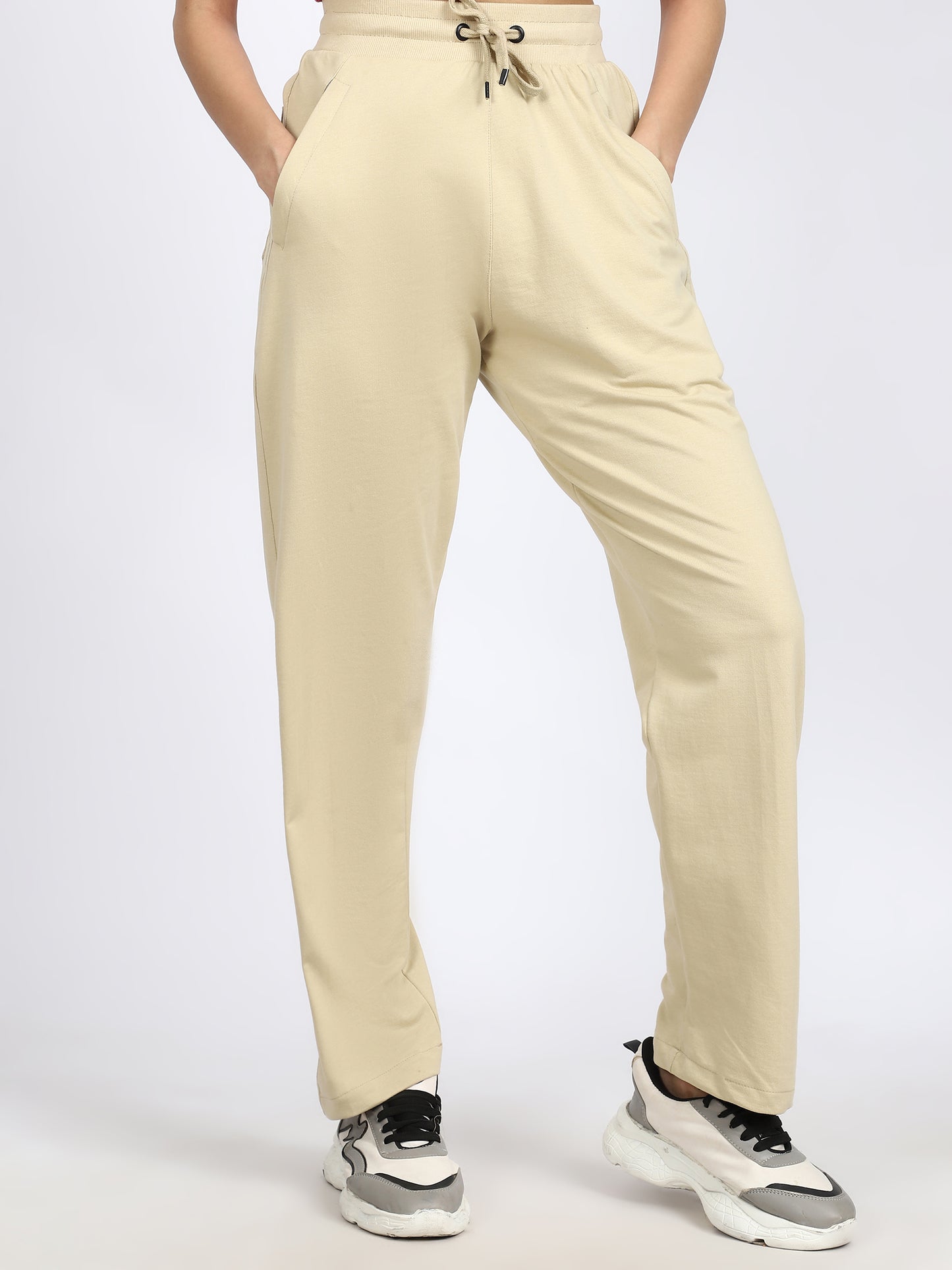 Women Daily Solid Trackpants