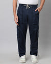 Men's Oxford Blue Baggy Fit 4 Pocket Cargo Joggers