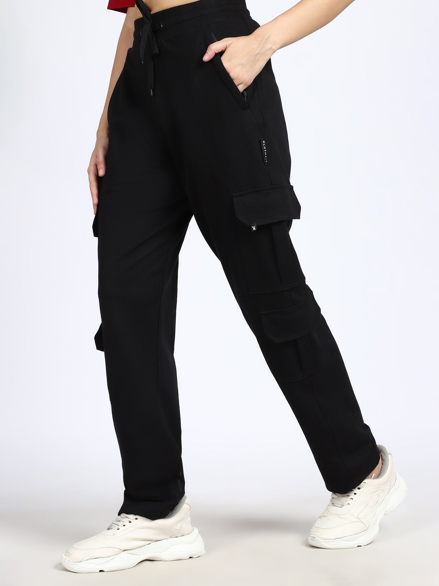 Women Solid Travel Trackpants