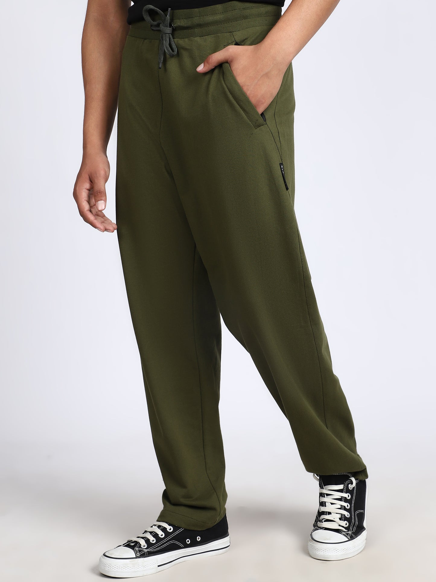 Men Daily Solid Trackpants
