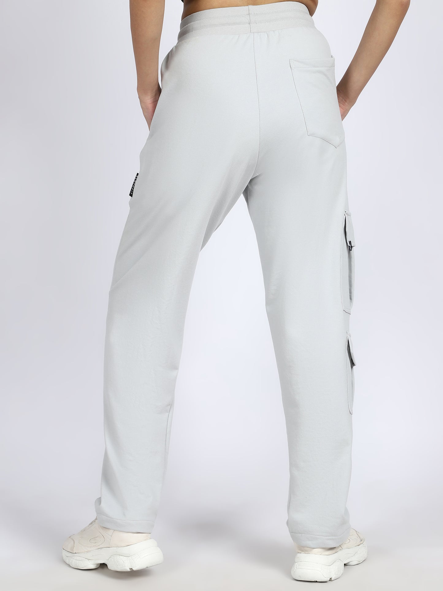 Women Streetwear Solid Trackpants