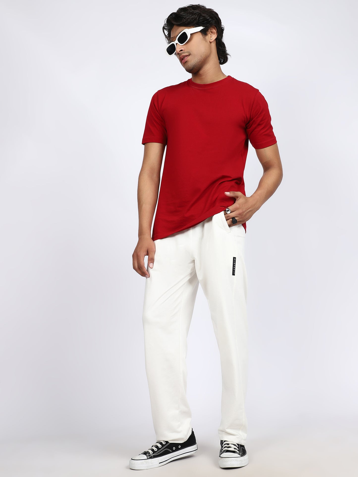 Men Daily Solid Trackpants