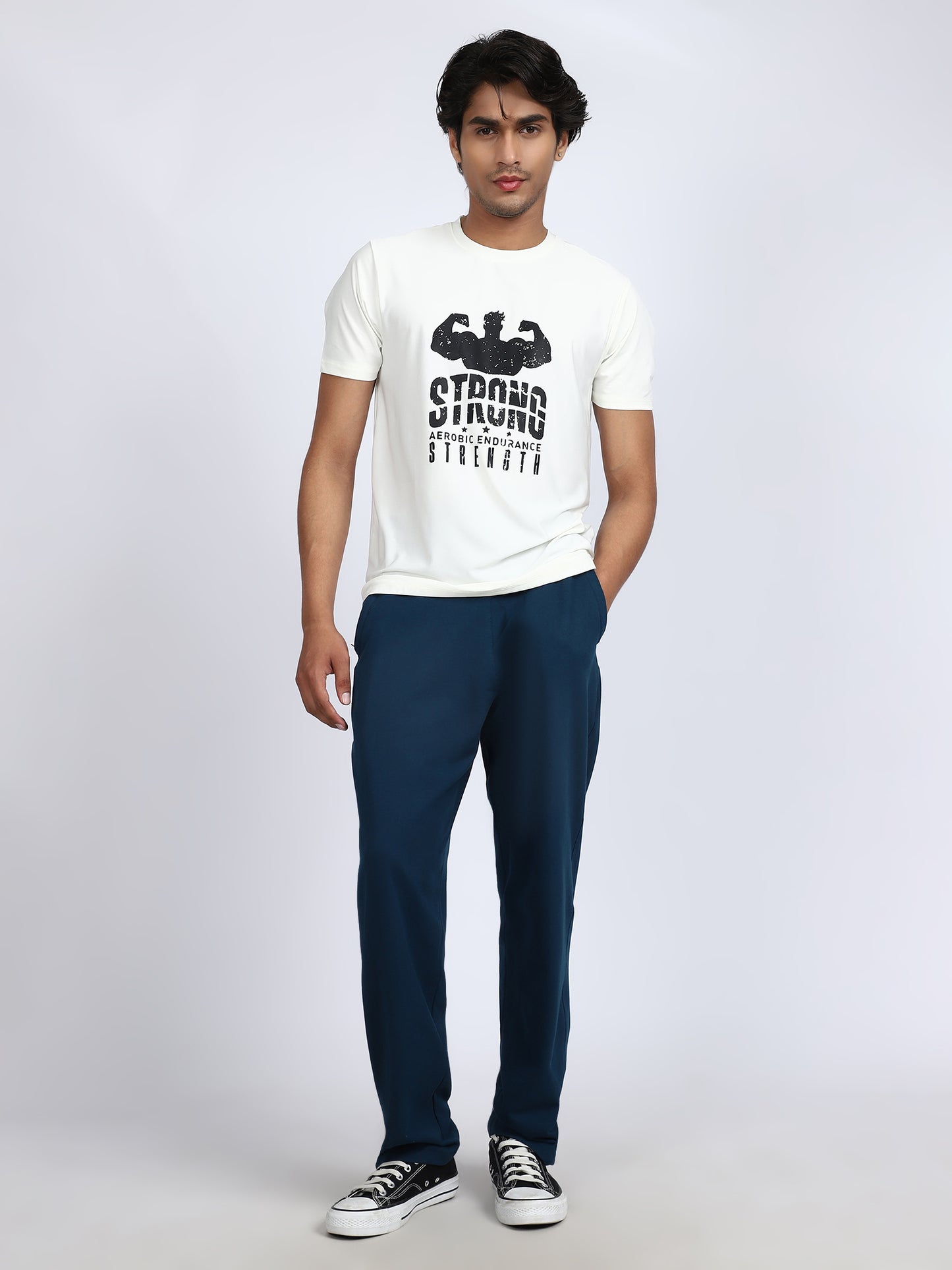 Men Daily Solid Trackpants