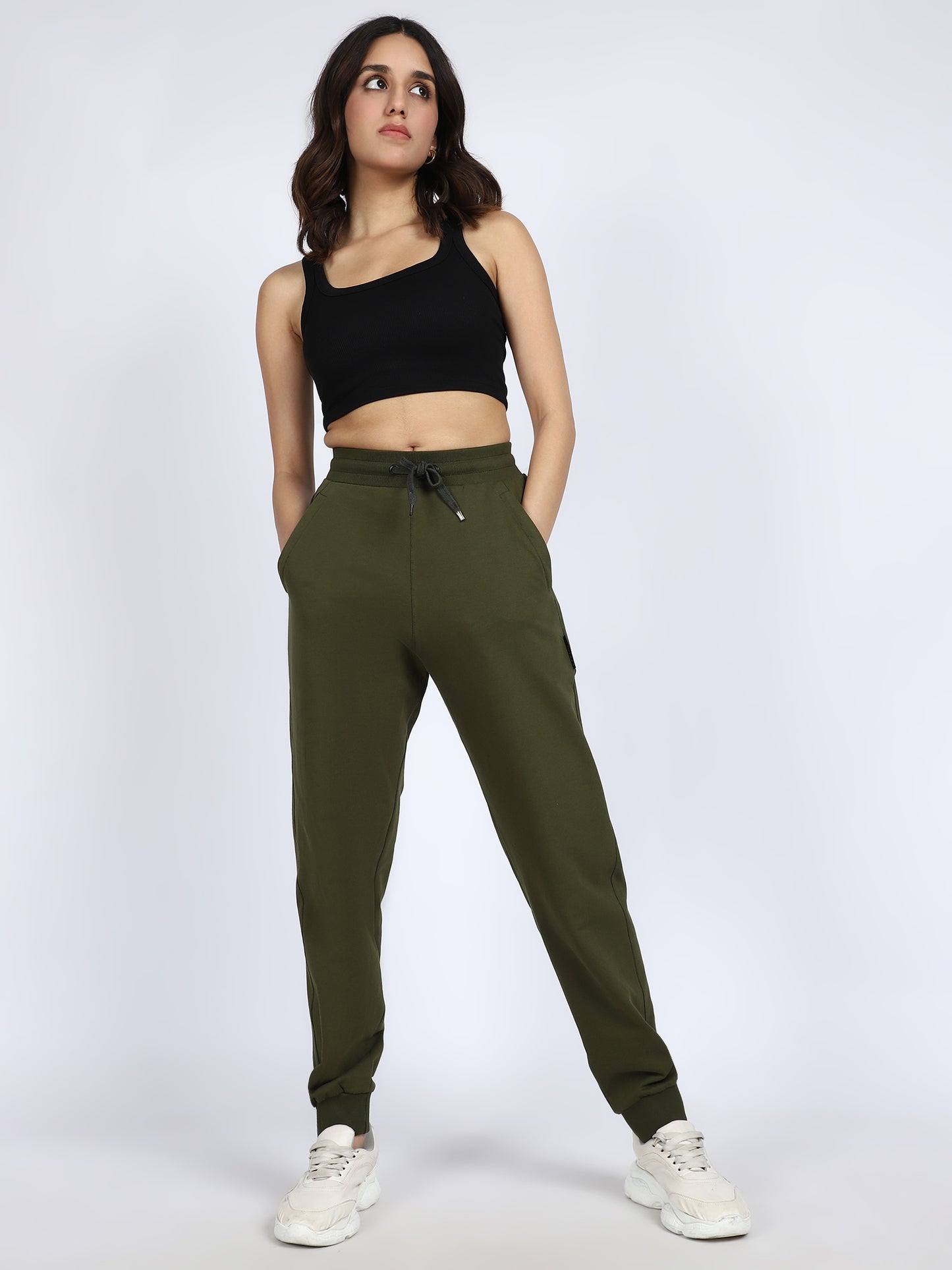 Women Daily Solid Joggers