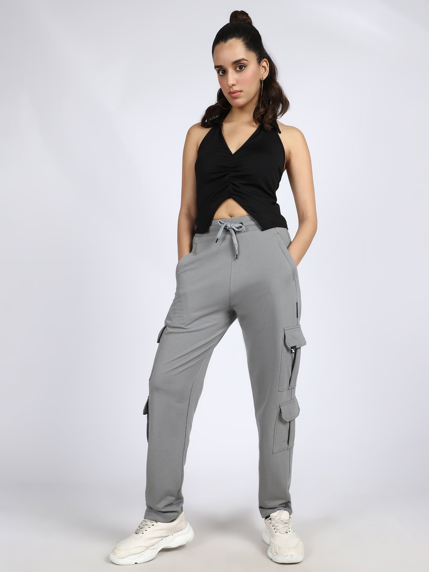 Women Solid Travel Trackpants