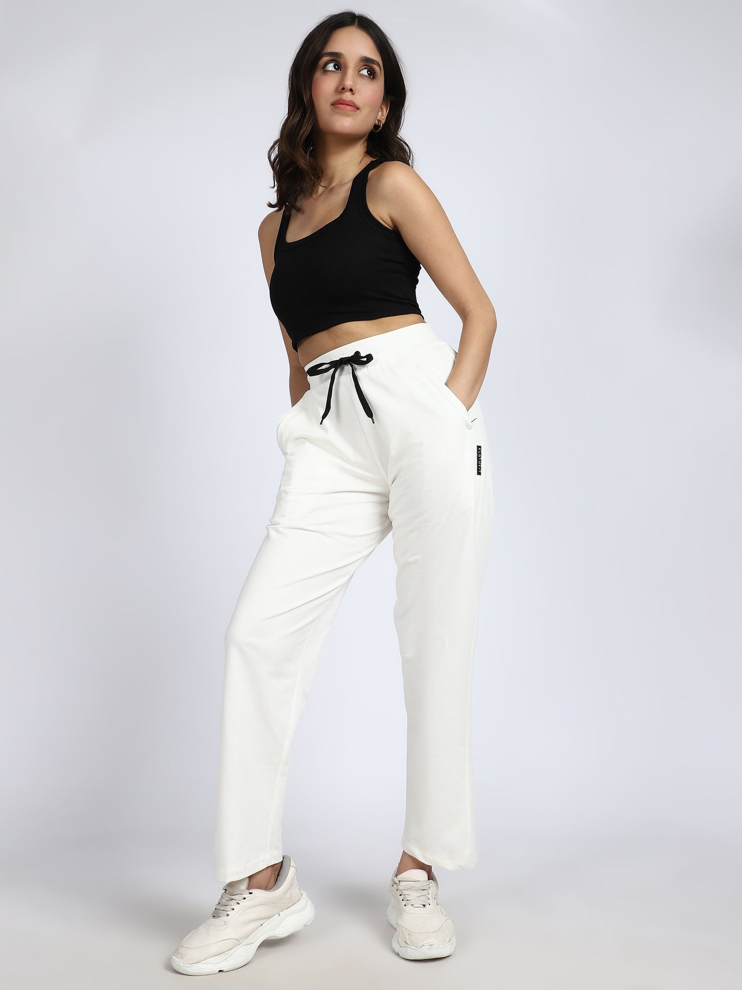 Women Daily Solid Trackpants