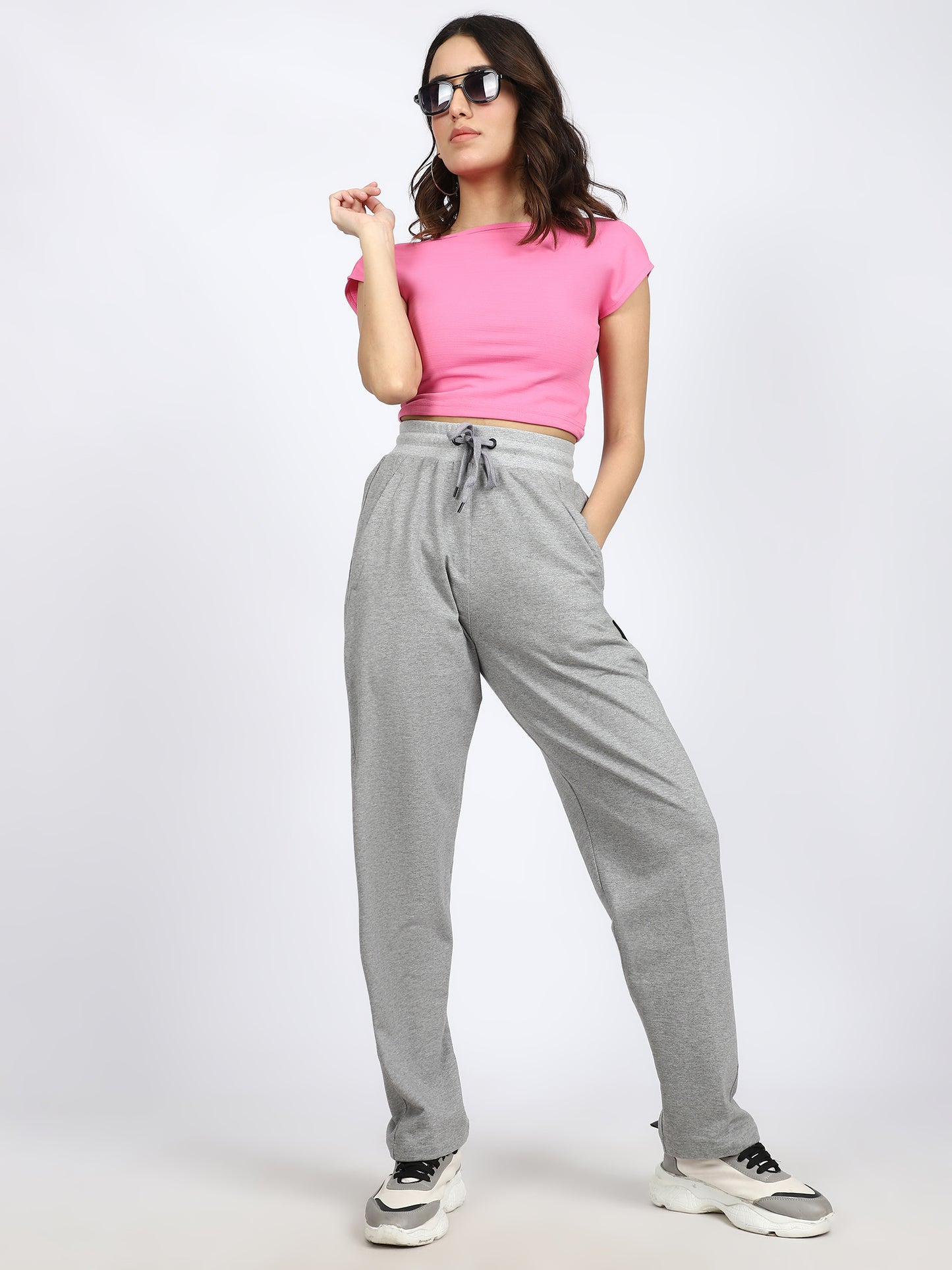 Women Daily Solid Trackpants
