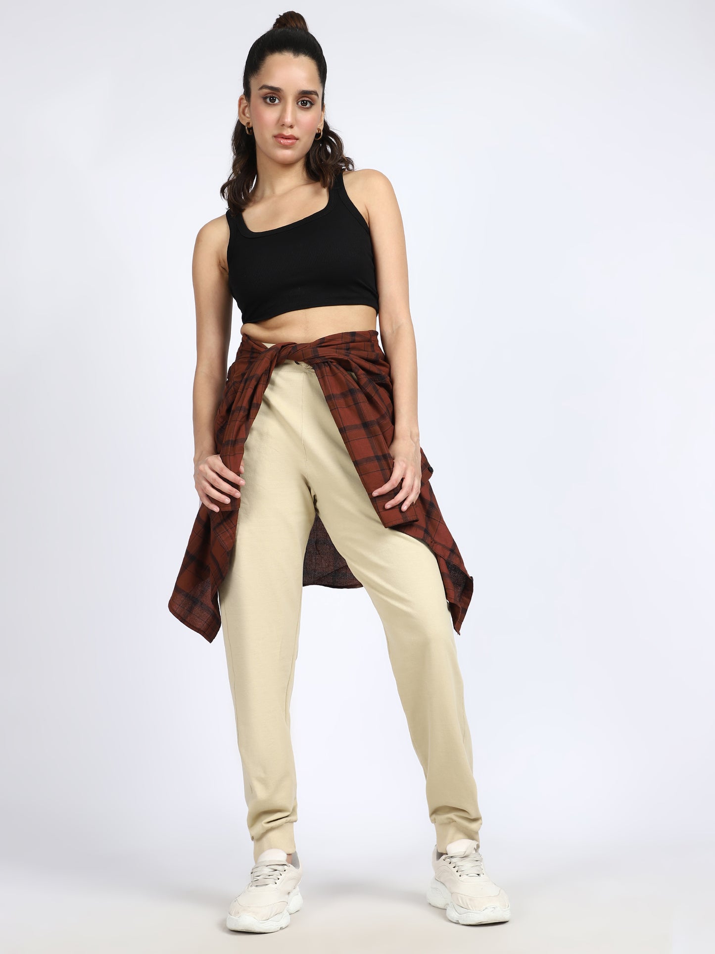 Women Daily Solid Joggers
