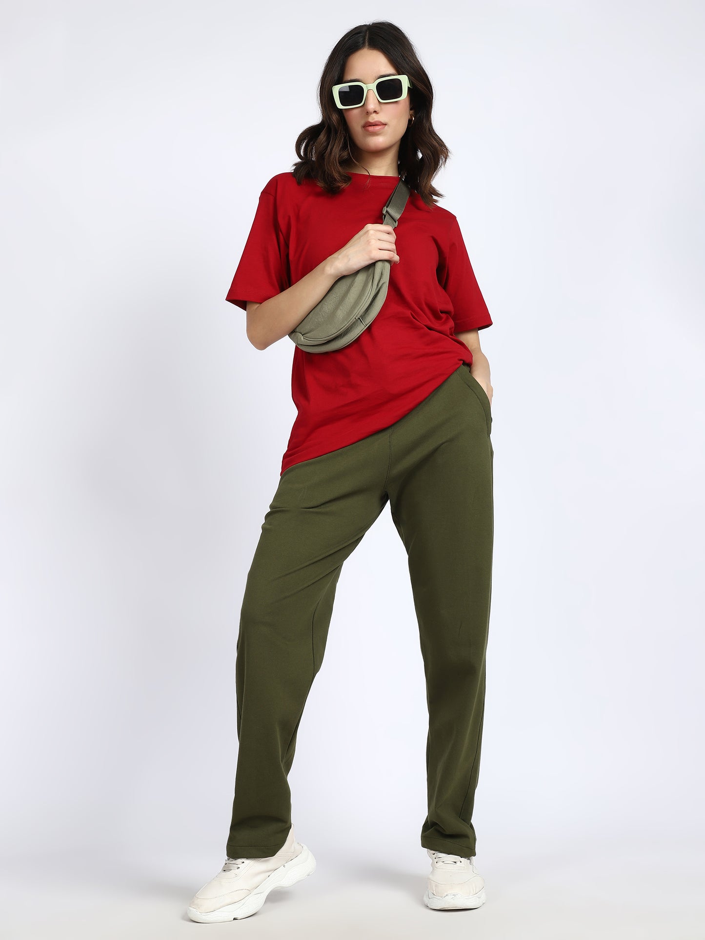 Women Daily Solid Trackpants