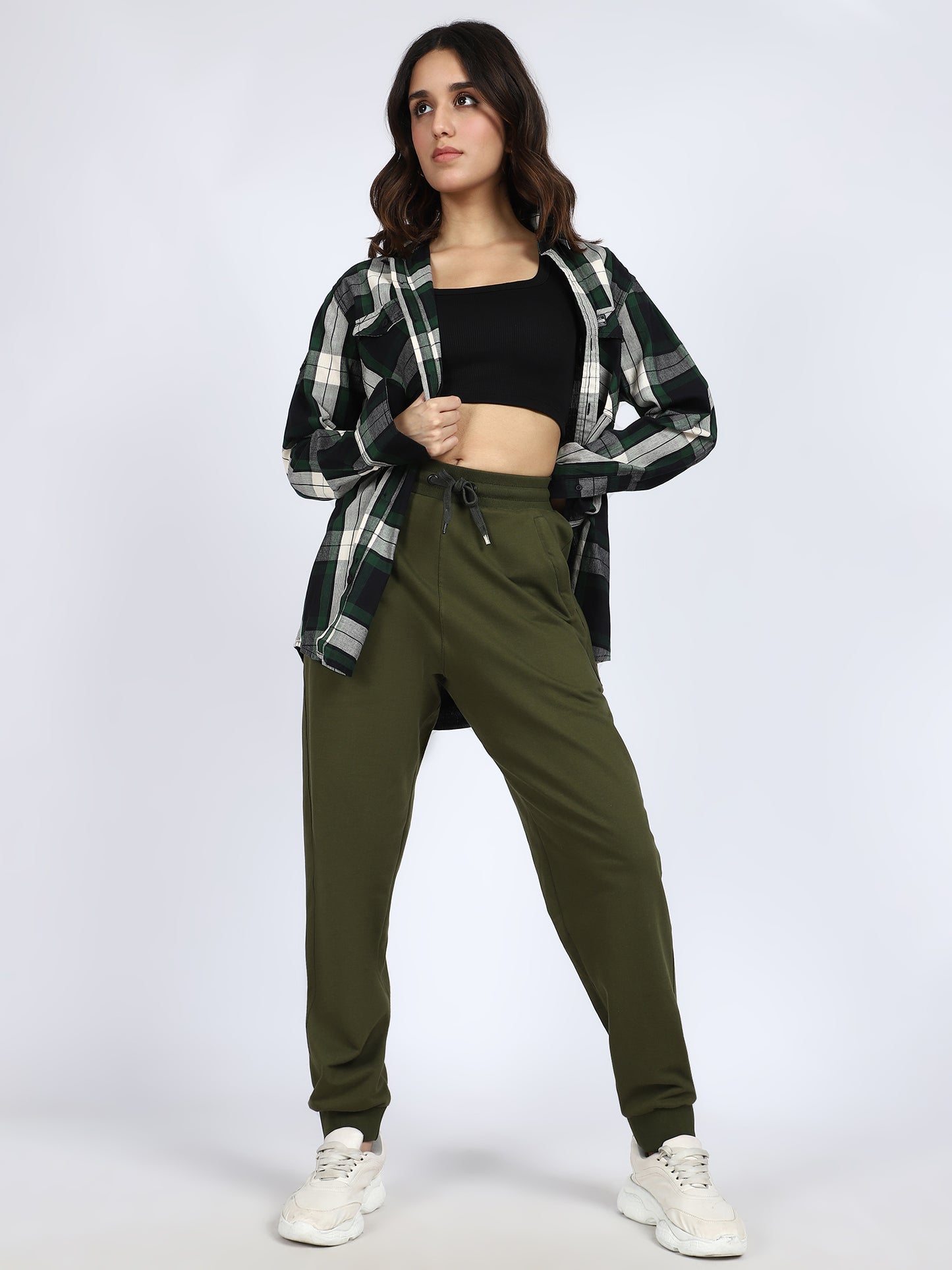 Women Daily Solid Joggers