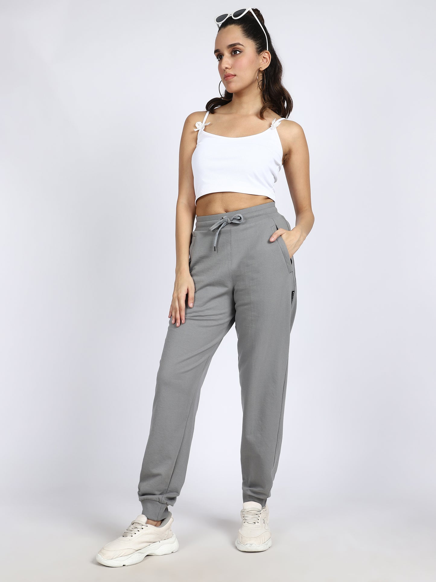 Women Daily Solid Joggers