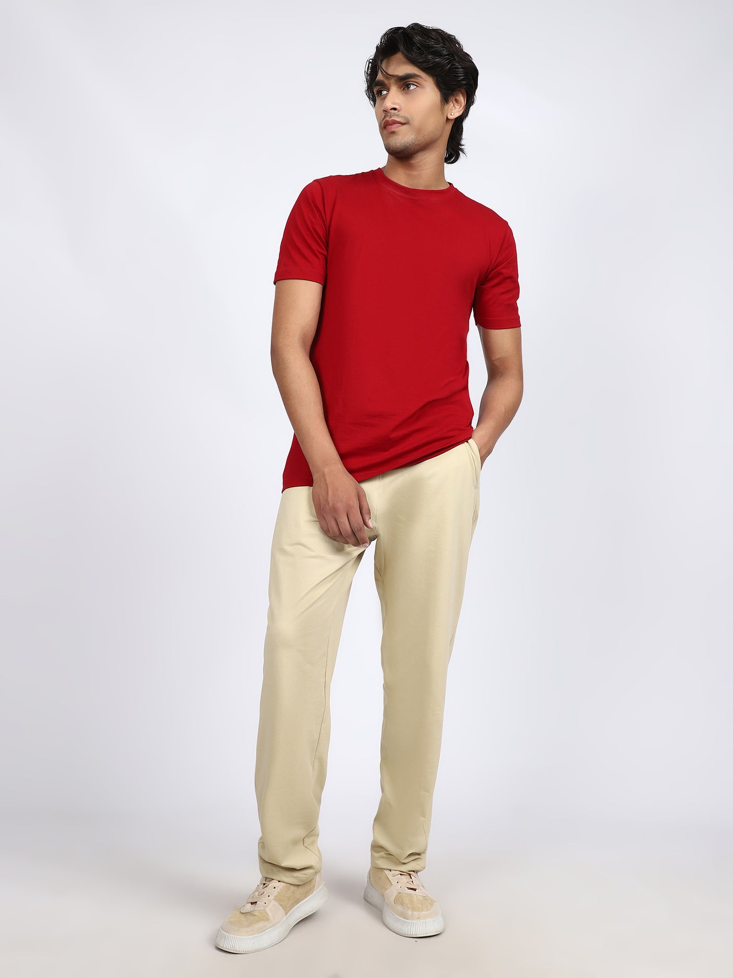 Men Daily Solid Trackpants