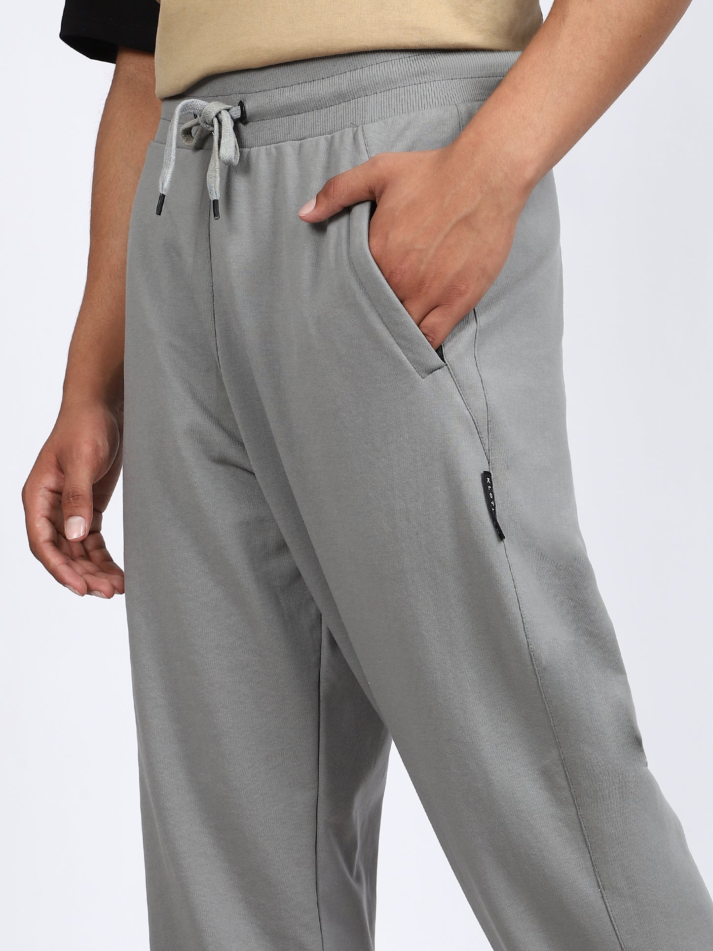 Men Daily Solid Trackpants