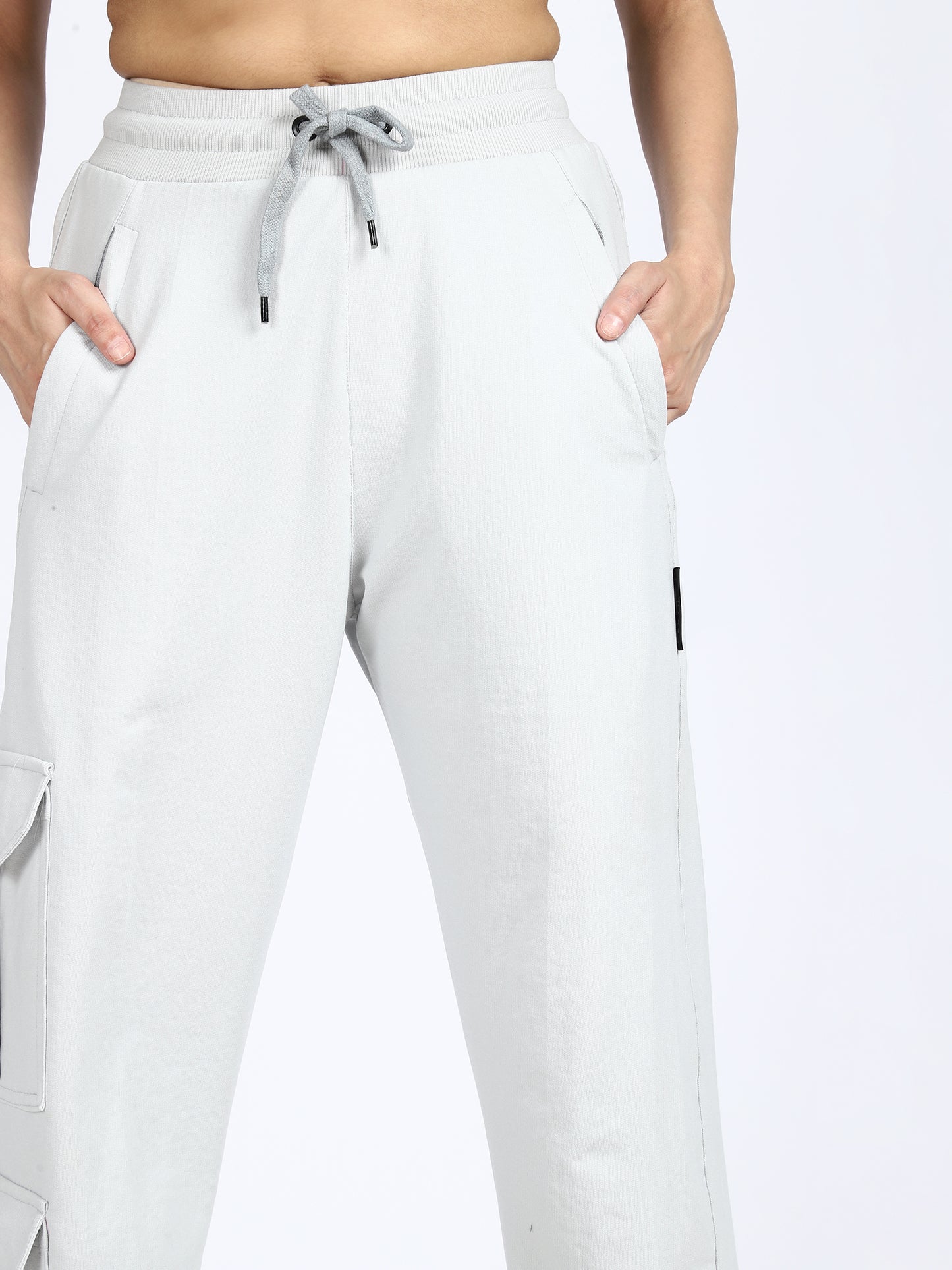 Women Streetwear Solid Trackpants