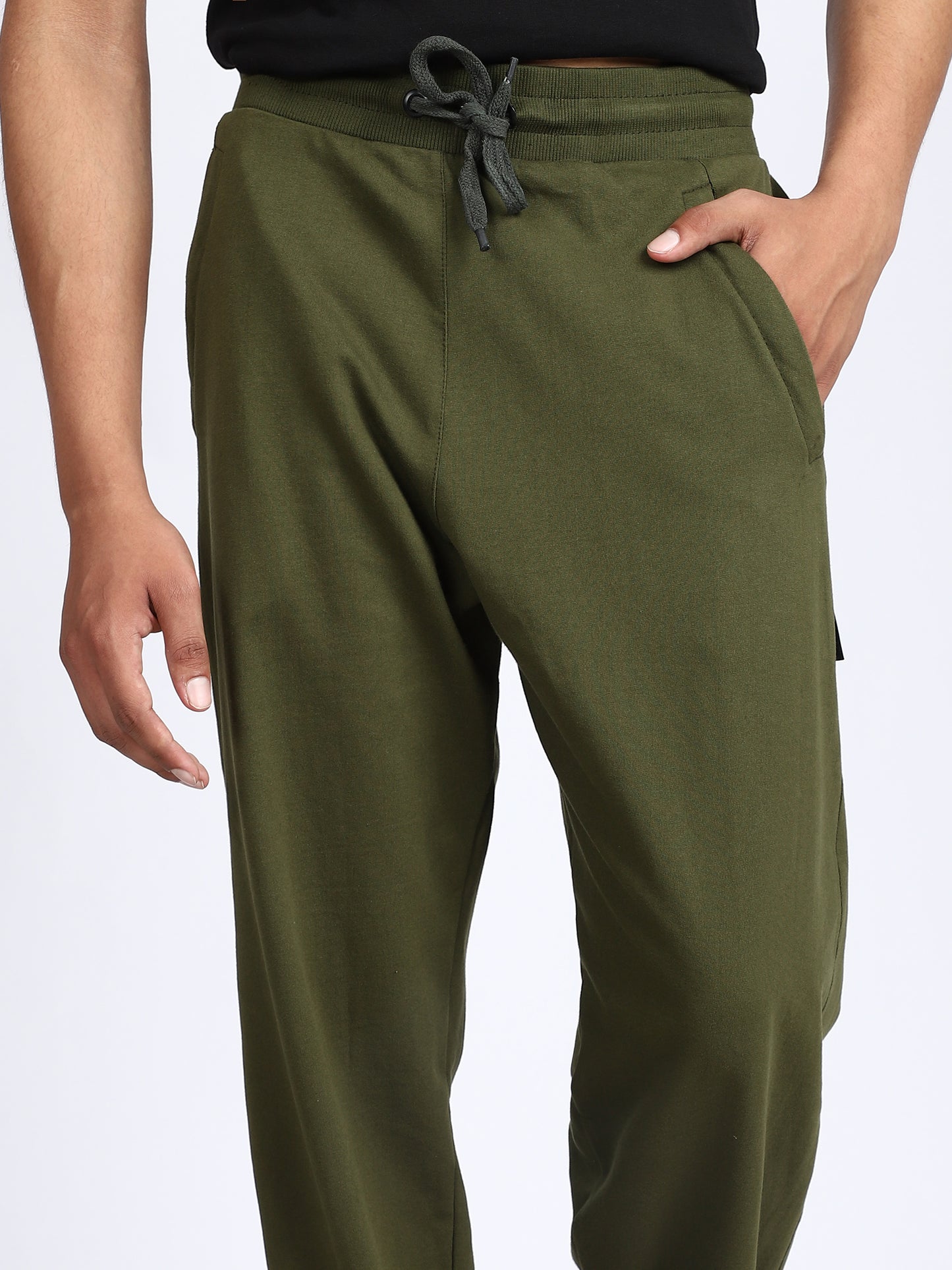 Men Daily Solid Trackpants