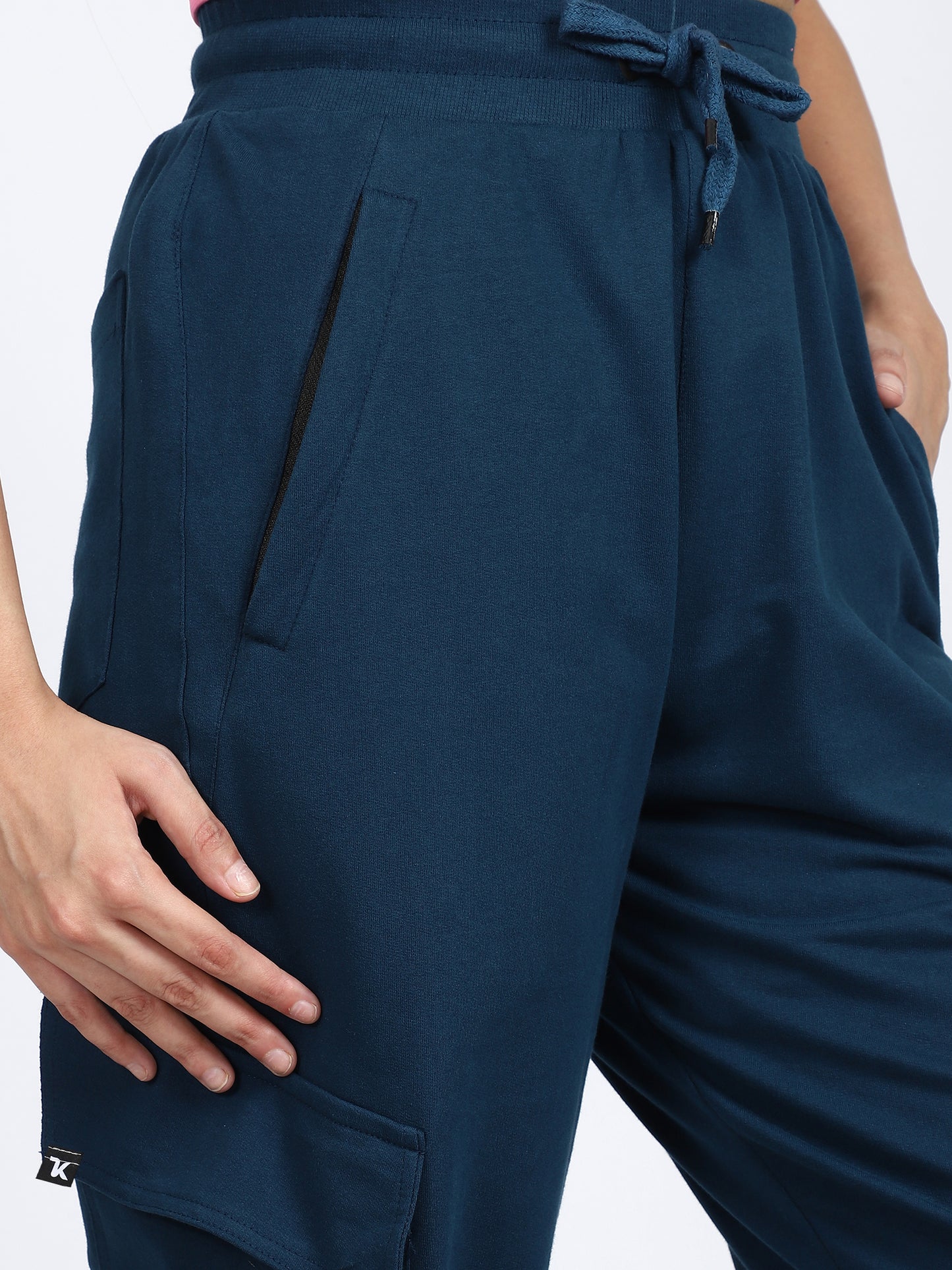 Women Streetwear Solid Trackpants