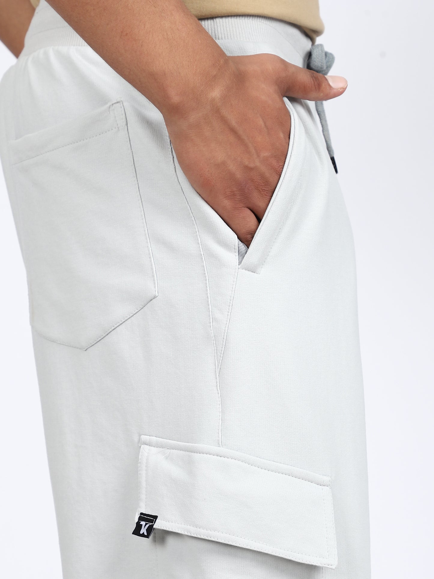 Men Streetwear Solid Trackpants