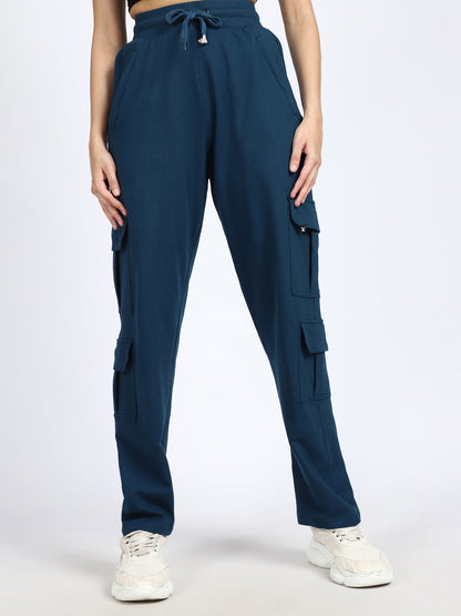 Women Solid Travel Trackpants