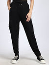 Women Solid Travel Joggers Black