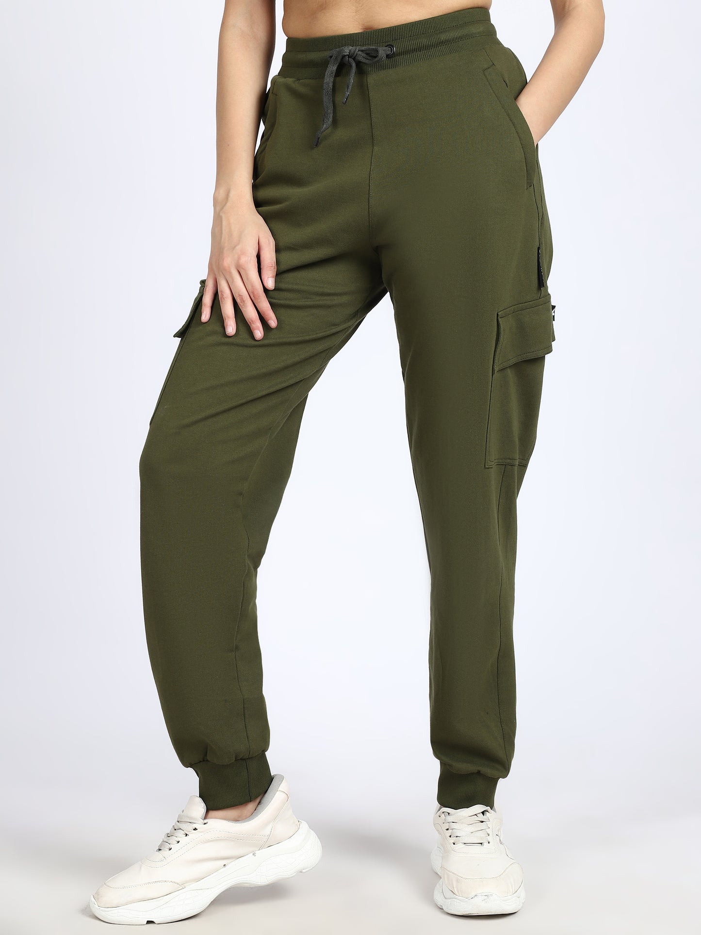 Women Streetwear Solid Joggers