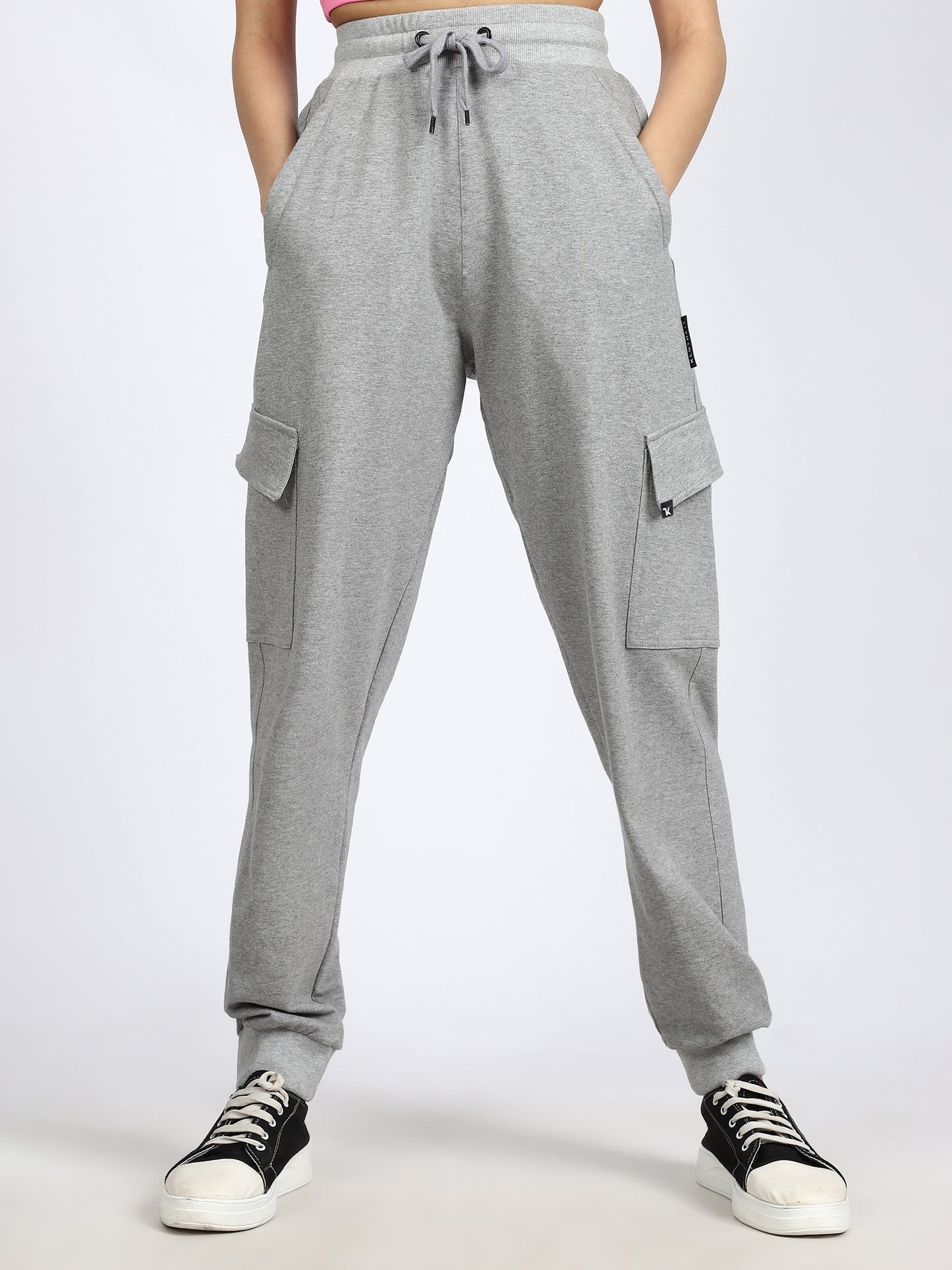Women Streetwear Solid Joggers