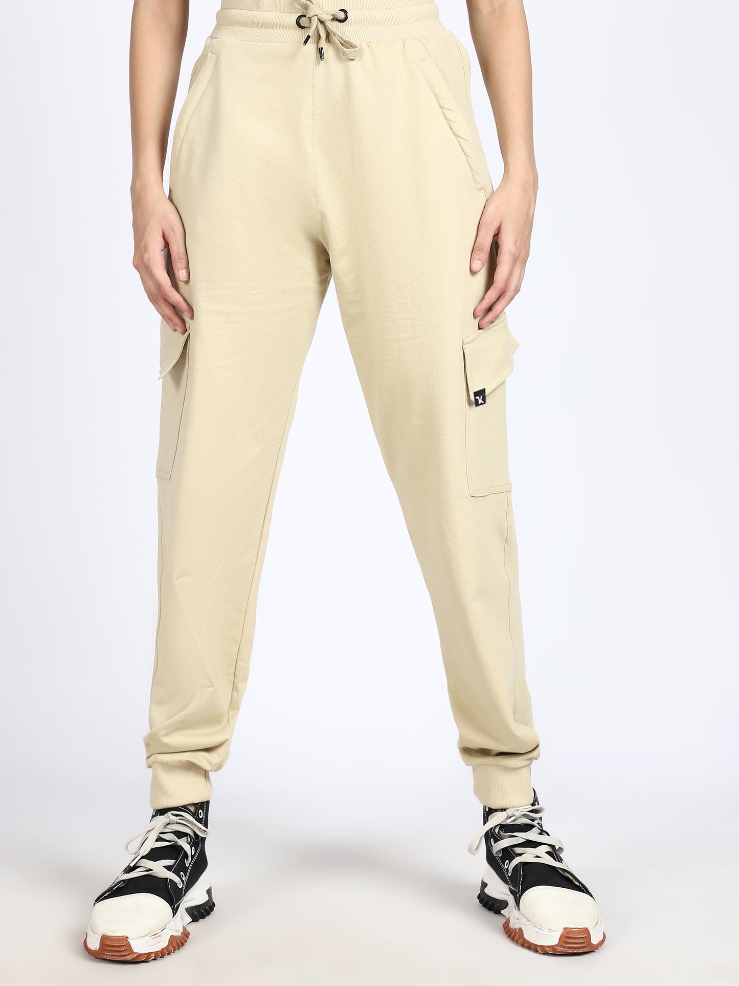 Women Streetwear Solid Joggers