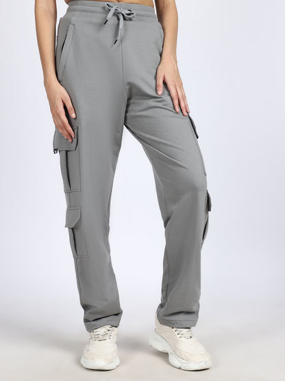 Women Solid Travel Trackpants