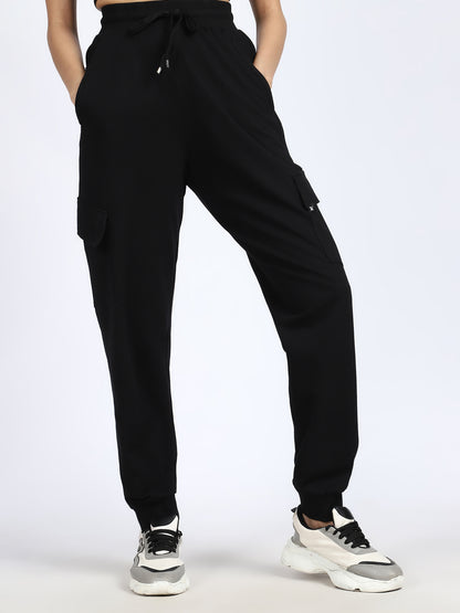 Women Streetwear Solid Joggers