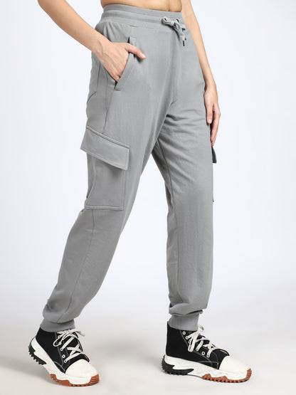 Women Streetwear Solid Joggers