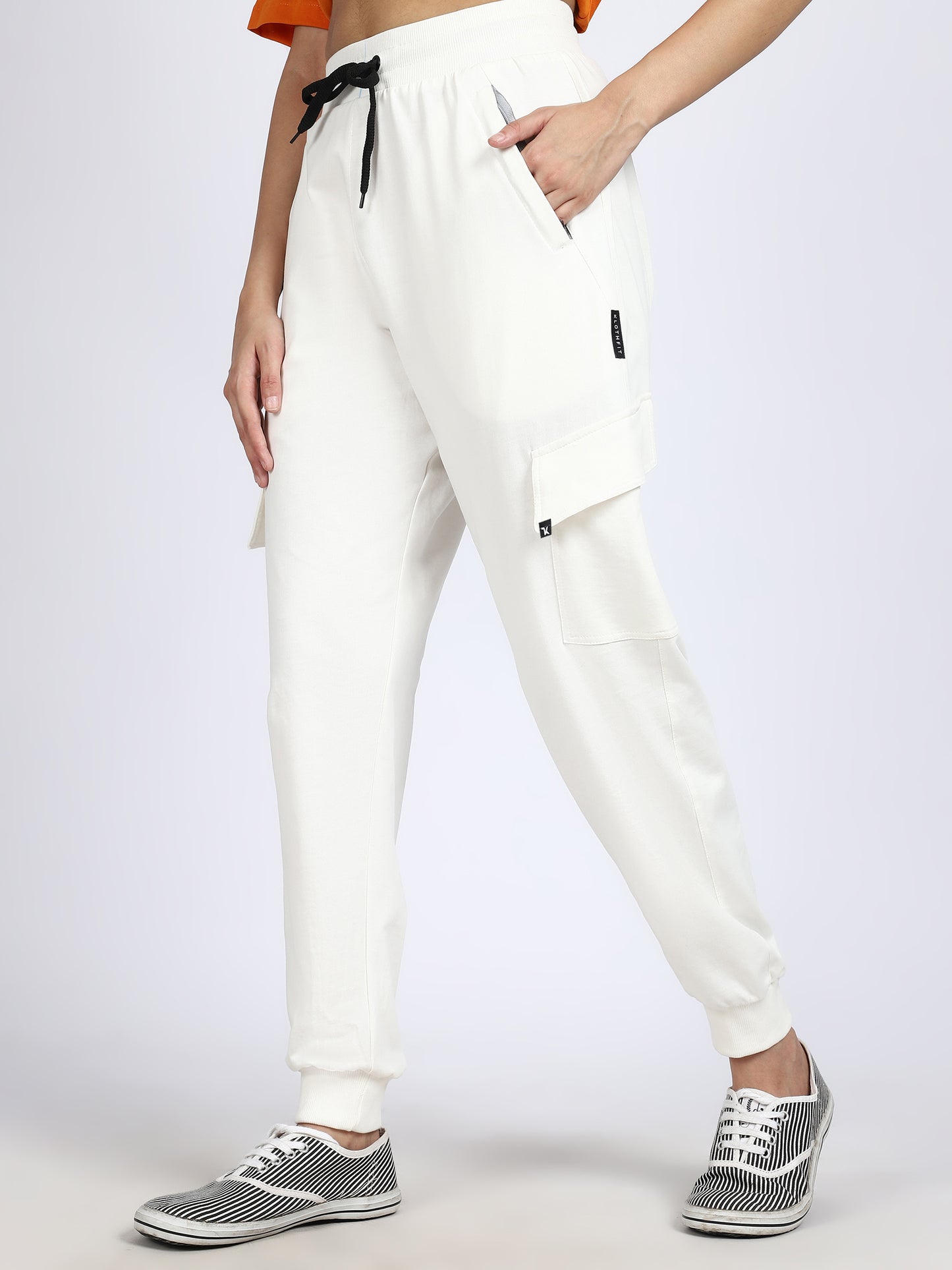 Women Streetwear Solid Joggers