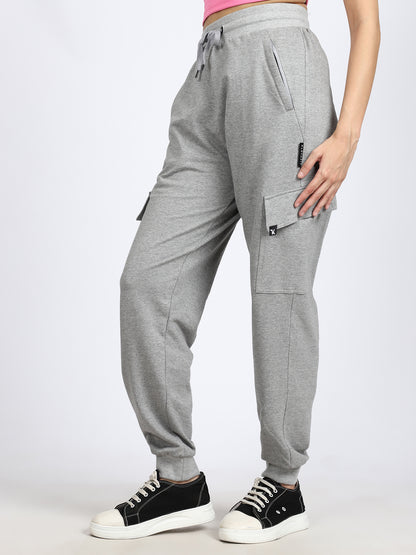 Women Streetwear Solid Joggers