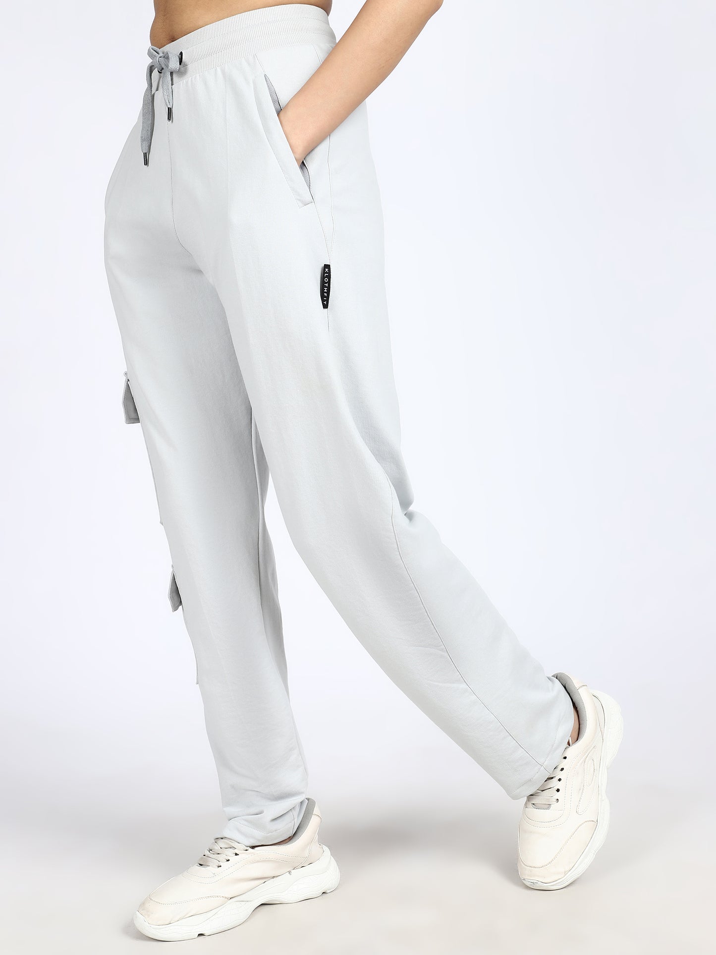 Women Streetwear Solid Trackpants