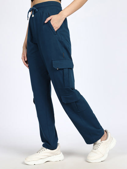 Women Solid Travel Trackpants