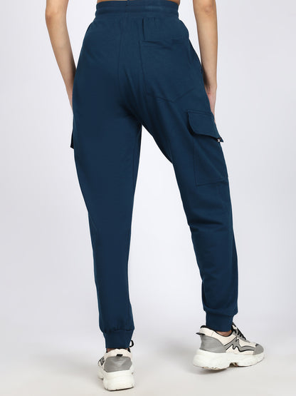 Women Streetwear Solid Joggers