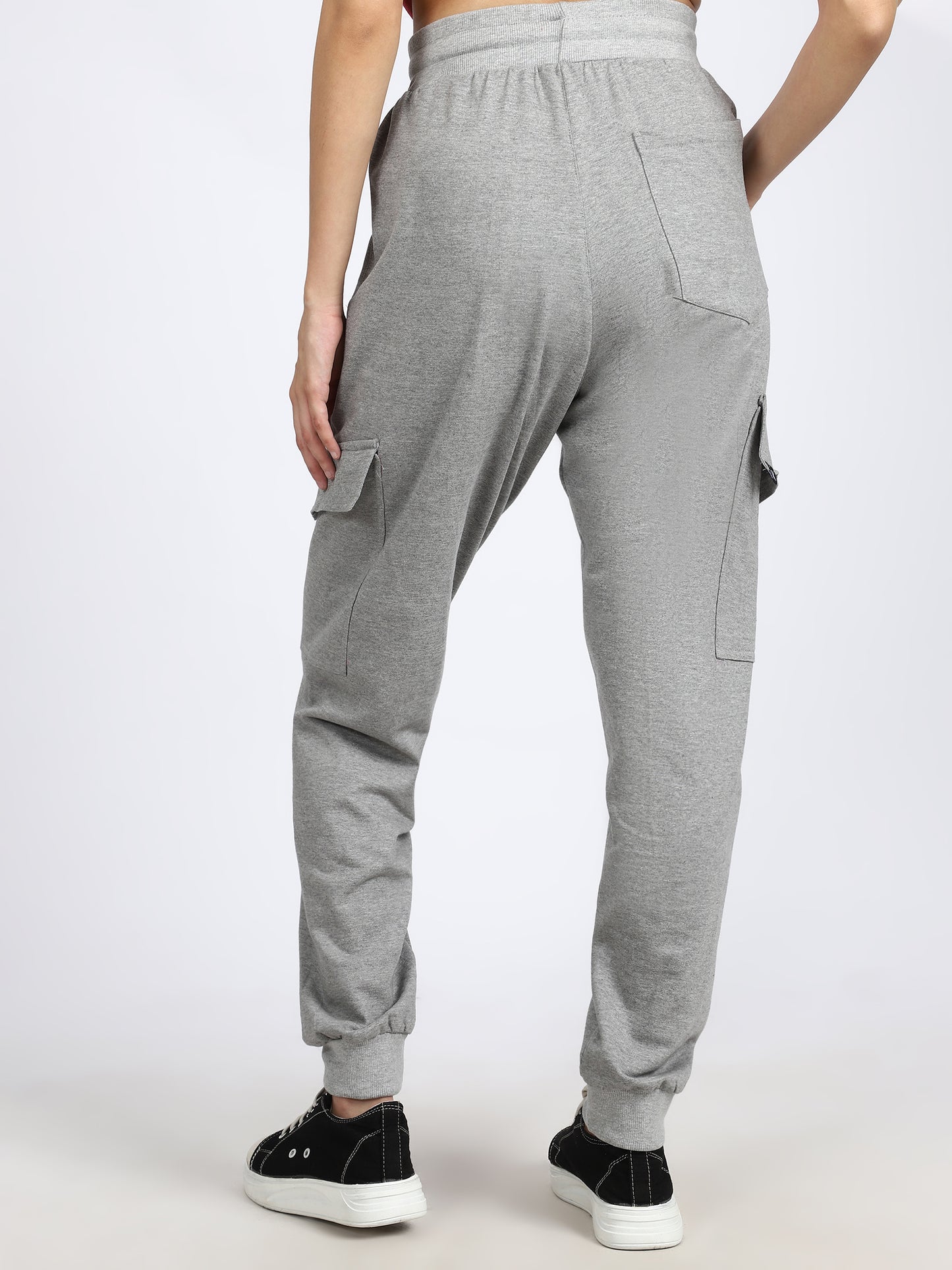 Women Streetwear Solid Joggers