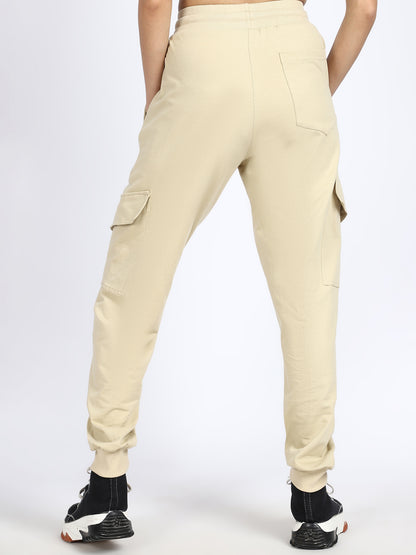 Women Streetwear Solid Joggers