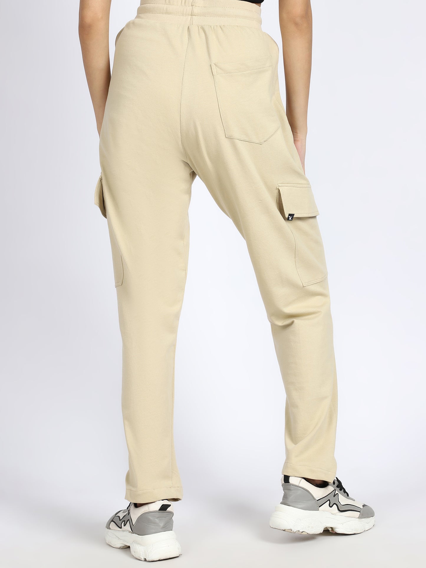 Women Streetwear Solid Trackpants