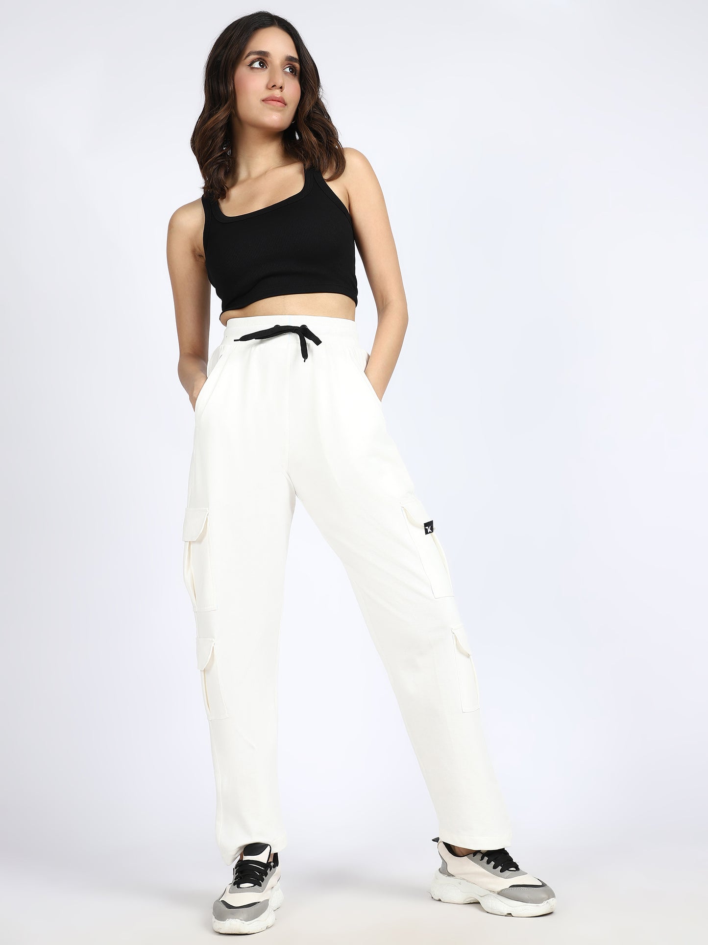 Women Solid Travel Trackpants