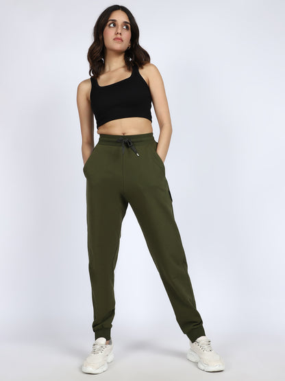 Women Daily Solid Joggers