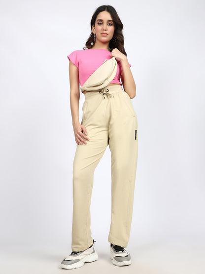 Women Daily Solid Trackpants