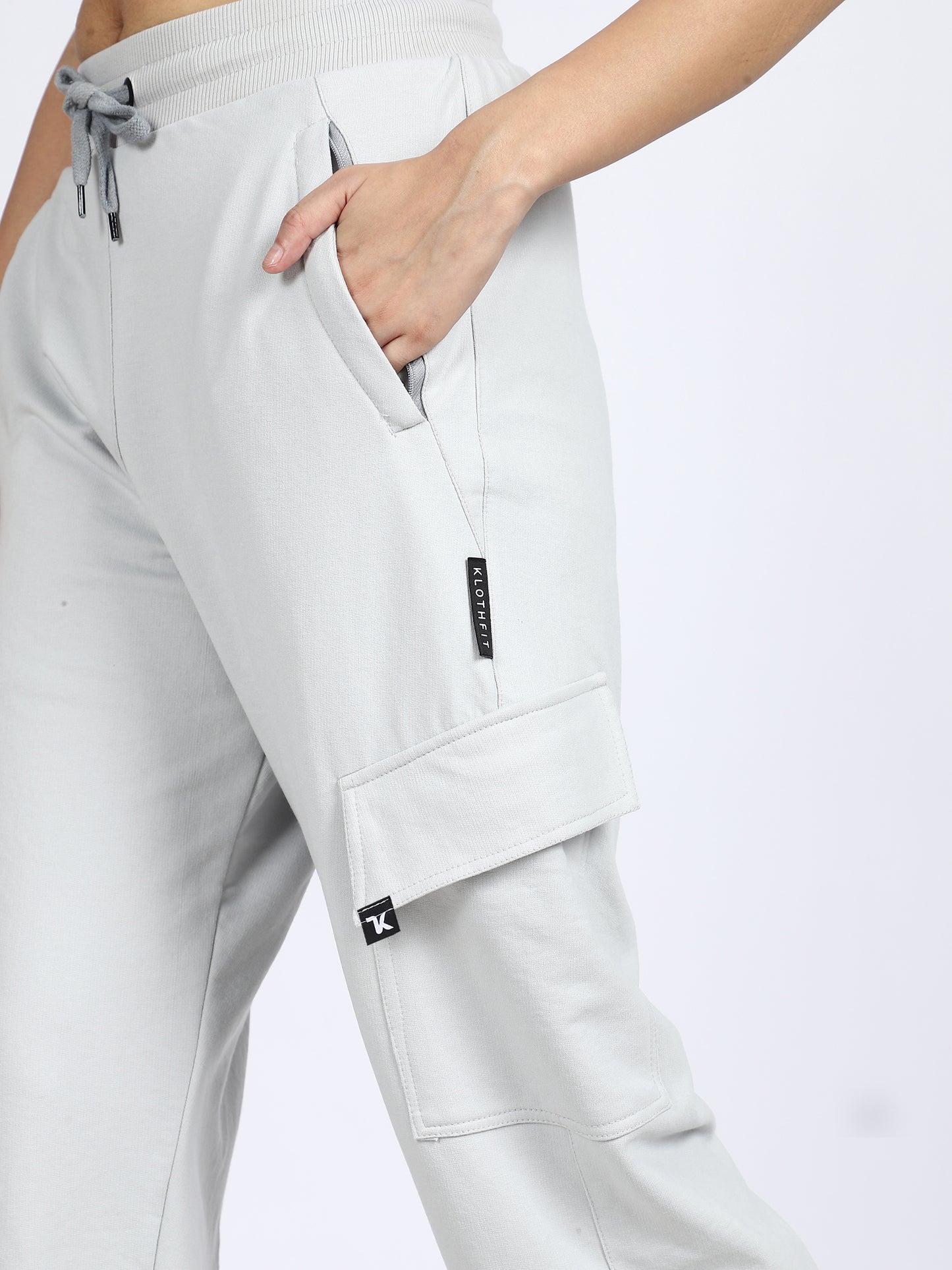 Women Streetwear Solid Trackpants
