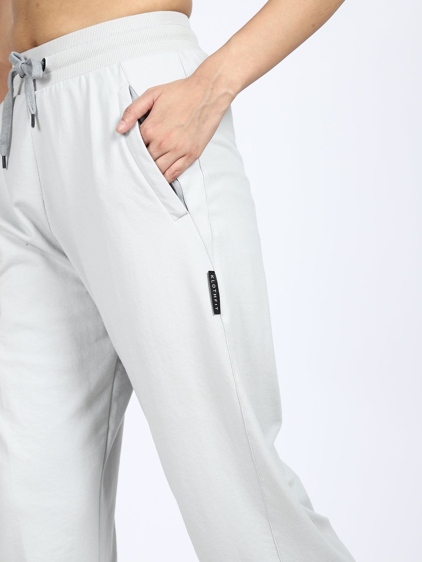 Women Streetwear Solid Trackpants
