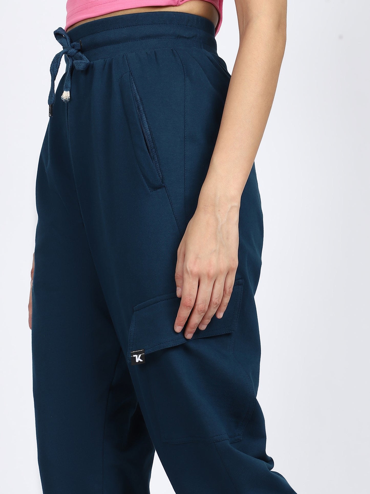 Women Streetwear Solid Joggers
