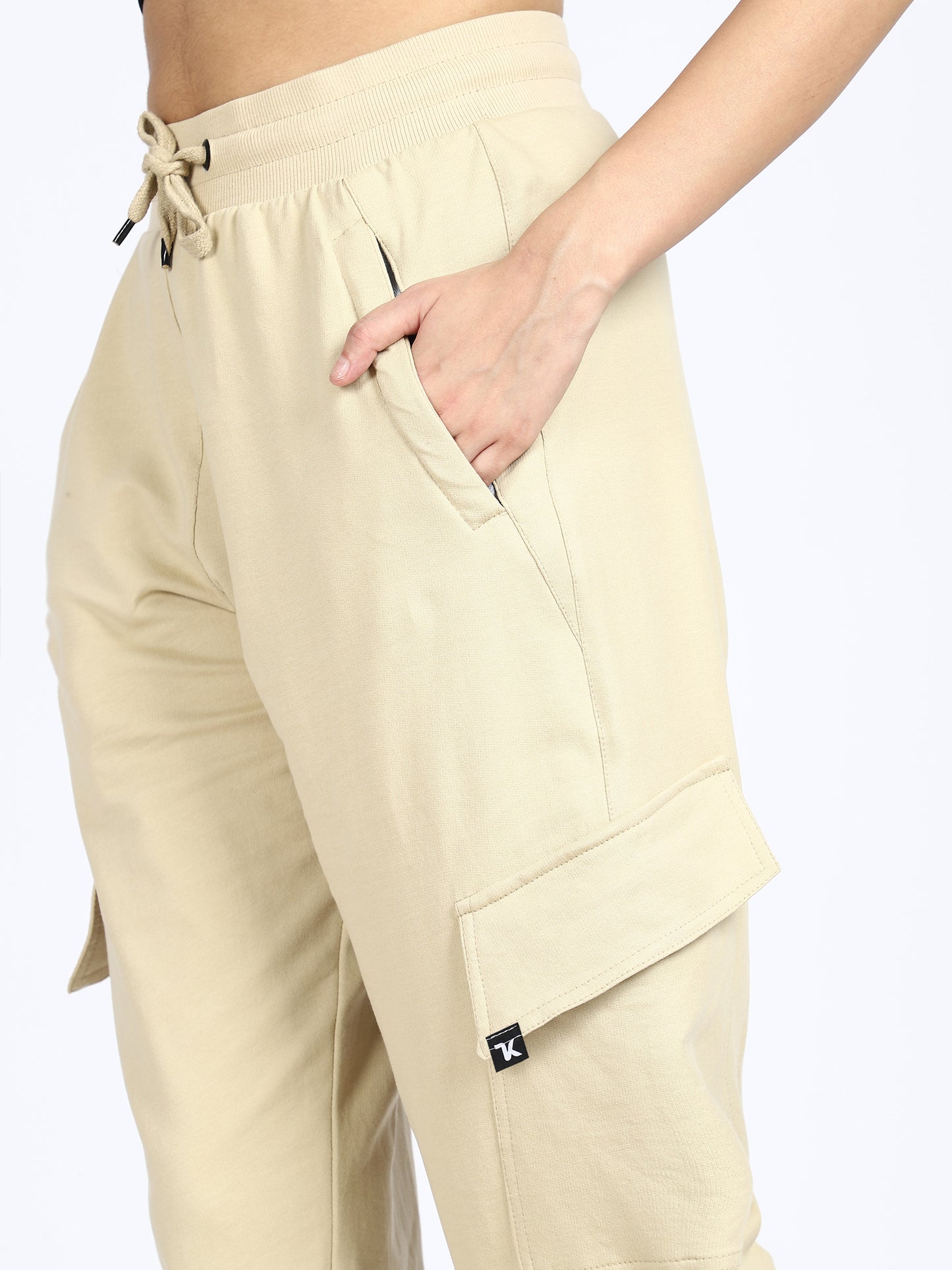 Women Streetwear Solid Joggers