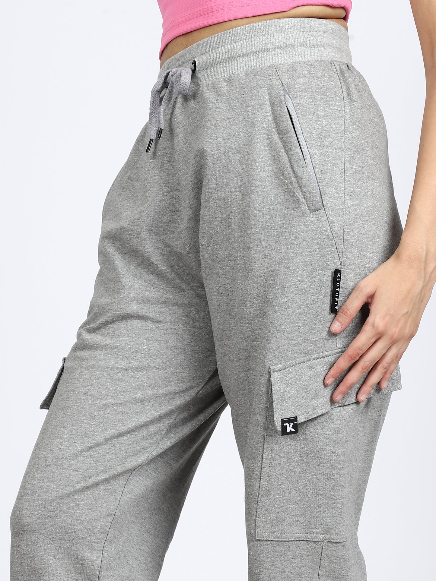 Women Streetwear Solid Joggers