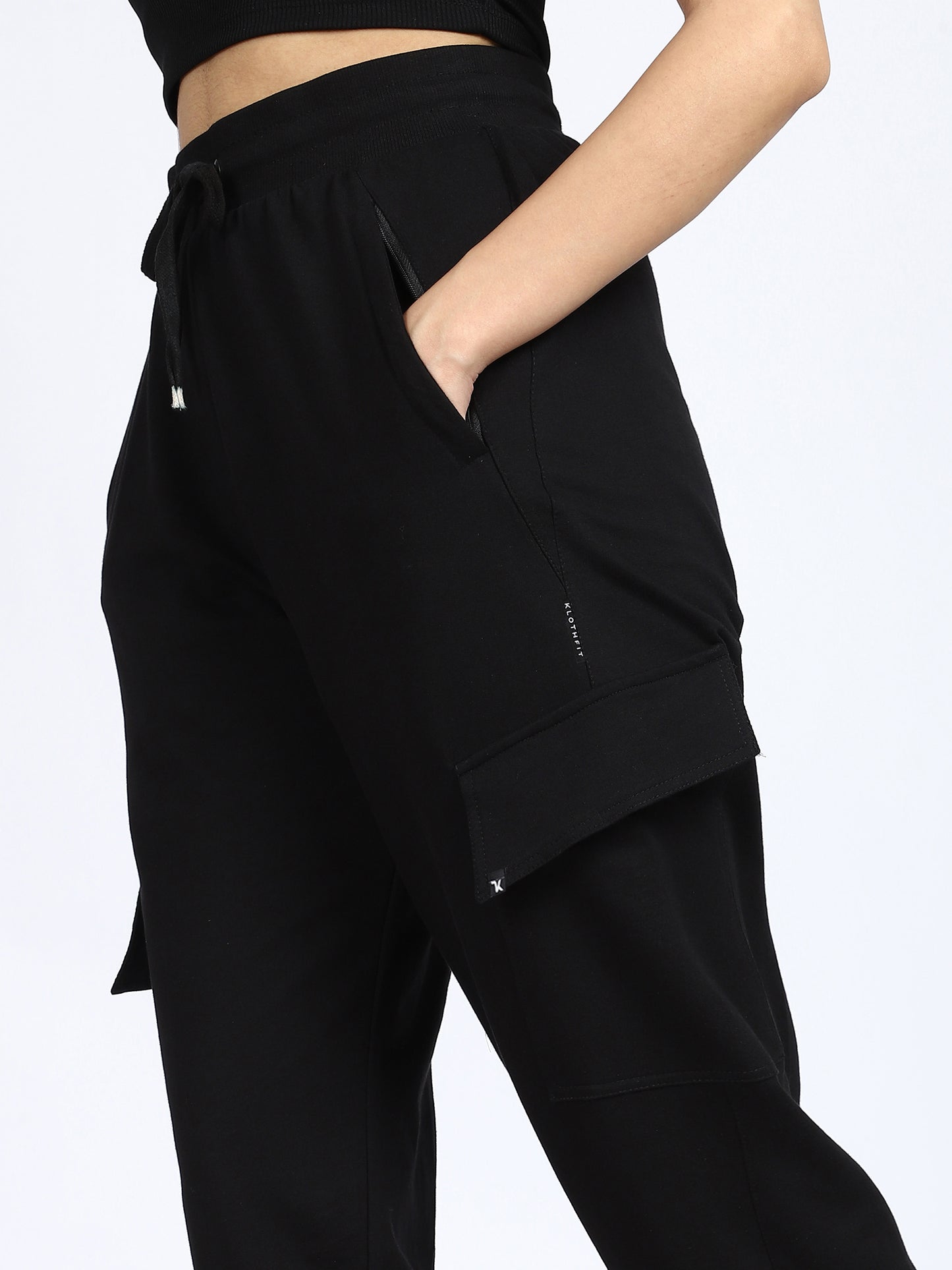 Women Streetwear Solid Joggers