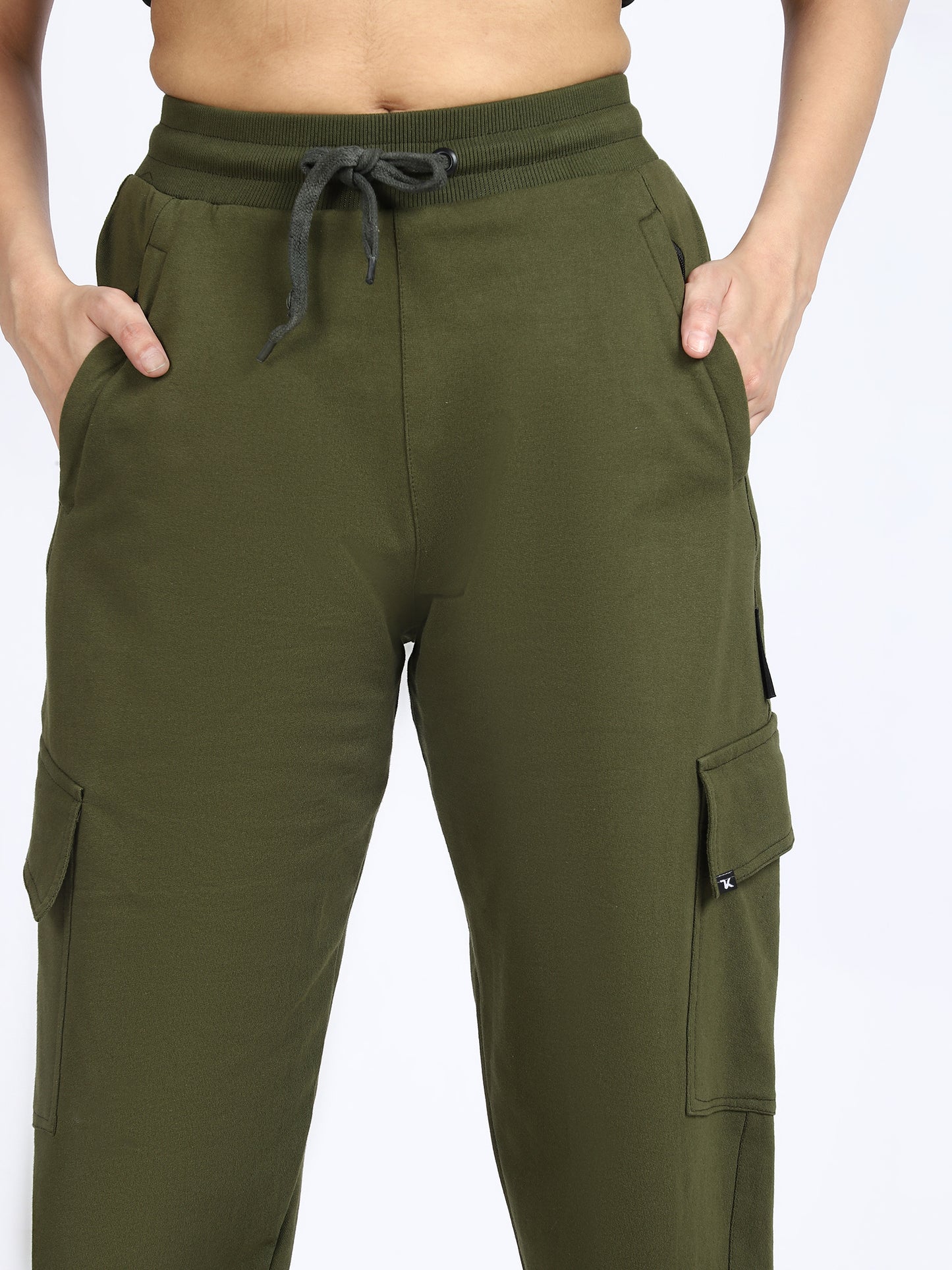 Women Streetwear Solid Joggers